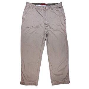 Tommy Hilfiger, Khaki Pants Relaxed Fit Utility Workwear Casual, Men's 35x30